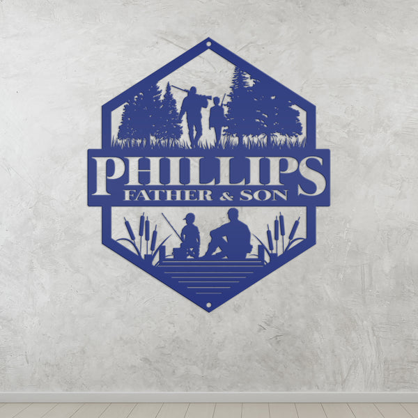 Custom Family Hunting Sign, Fathers Day Gift, Sign for the Cabin, Cabin Decor, Gift for Hunter, Hunter Gift