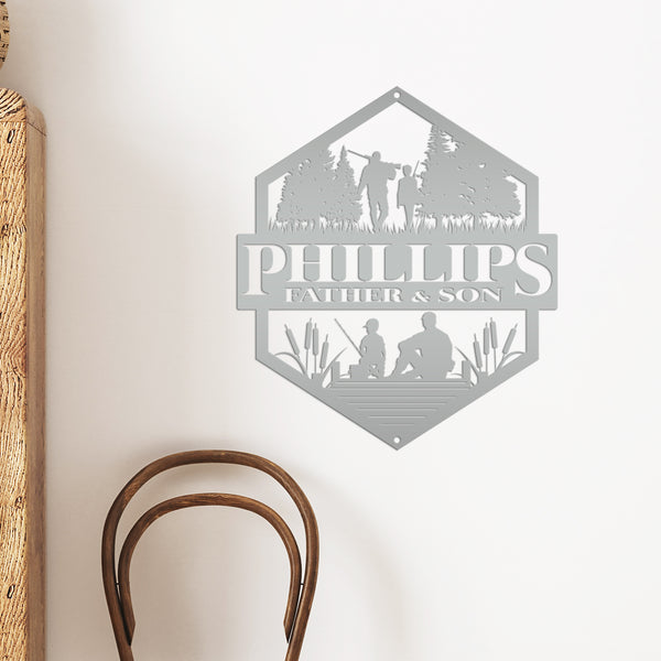 Custom Family Hunting Sign, Fathers Day Gift, Sign for the Cabin, Cabin Decor, Gift for Hunter, Hunter Gift