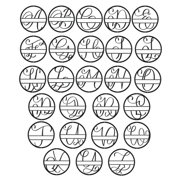 Personalized Last Name Metal Sign, Monogram Name Home Decor, Family Name Monogram,  Anniversary Gift Idea, Couples Gift, Front Door Sign, Name Sign Home Decor,