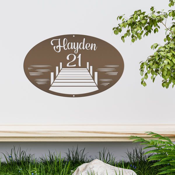 Lake Lot Sign-Lake Lot Signage -Lake House Address Sign-Lake Lot Number