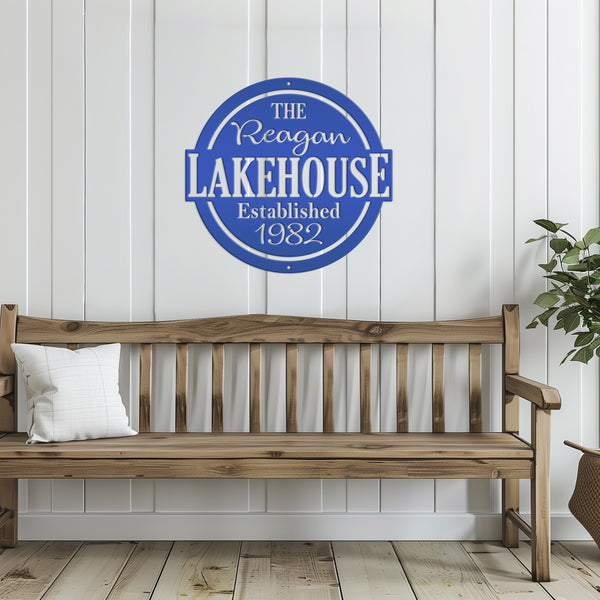Custom Outdoor Patio Sign, Family Lakehouse Sign, Patio Wall Decor & Art, Patio Sign Ideas