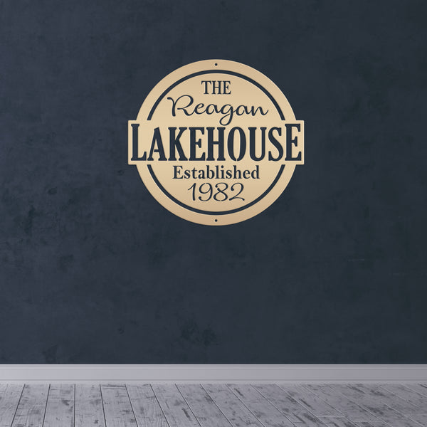 Custom Outdoor Patio Sign, Family Lakehouse Sign, Patio Wall Decor & Art, Patio Sign Ideas