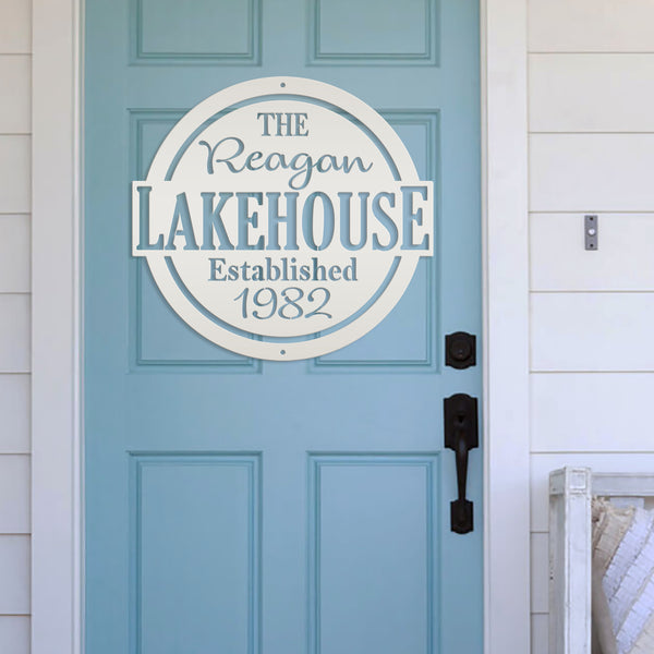 Custom Outdoor Patio Sign, Family Lakehouse Sign, Patio Wall Decor & Art, Patio Sign Ideas