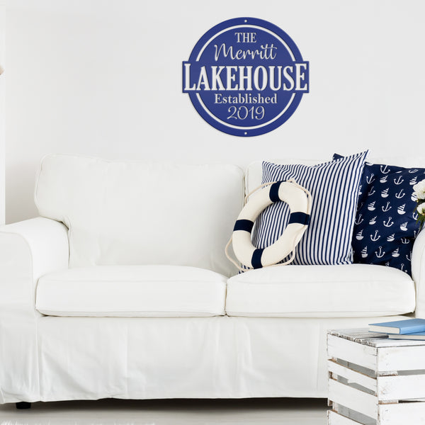 Custom Outdoor Patio Sign, Family Lakehouse Sign, Patio Wall Decor & Art, Patio Sign Ideas