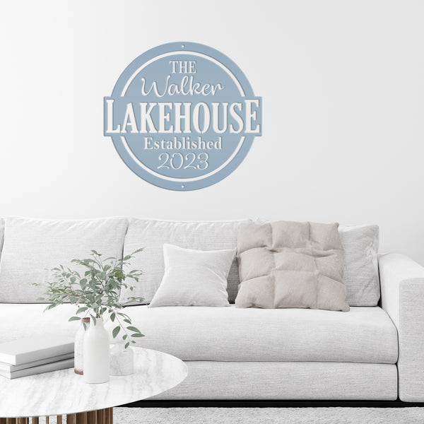 Custom Outdoor Patio Sign, Family Lakehouse Sign, Patio Wall Decor & Art, Patio Sign Ideas