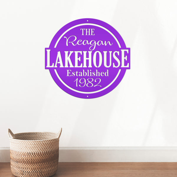 Custom Outdoor Patio Sign, Family Lakehouse Sign, Patio Wall Decor & Art, Patio Sign Ideas