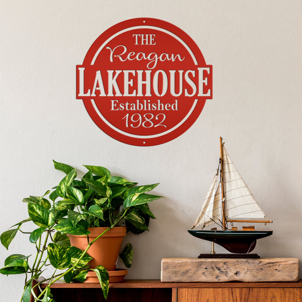 Custom Outdoor Patio Sign, Family Lakehouse Sign, Patio Wall Decor & Art, Patio Sign Ideas