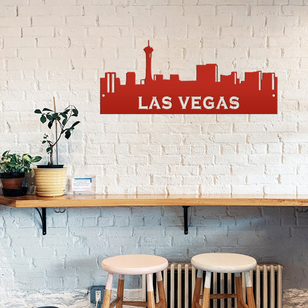 Las Vegas Skyline, Las Vegas Metal Wall Decor, Las Vegas Skyline Wall Art, Las Vegas Sign, Las Vegas Gift, Las Vegas Art, City Skyline Wall Decor