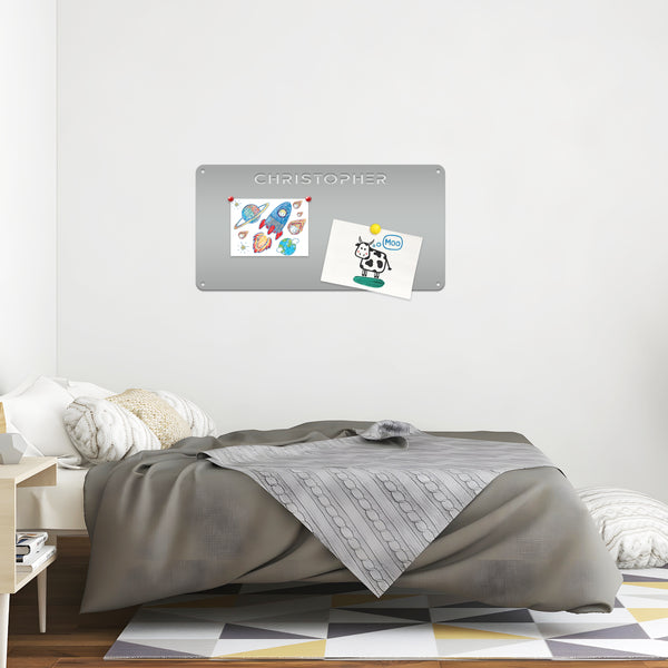 Personalized Magnet Board - Perfect for Kids and Offices - Magnetic Bulletin Board - Souvenir Magnet Display - Customized Name or Quote Sign