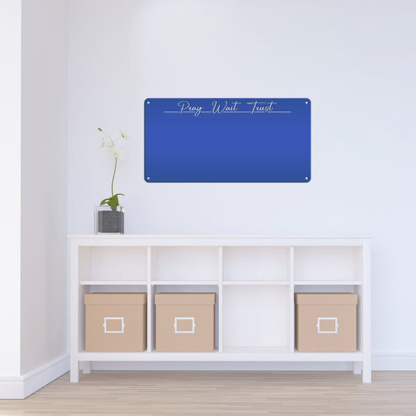 Magnet Board with Customized Saying - Home Organization - Art & Photo Display - Travel Souvenir Wall Hanging - Children's Artwork Exhibit