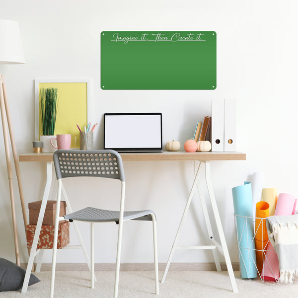 Magnet Board with Customized Saying - Home Organization - Art & Photo Display - Travel Souvenir Wall Hanging - Children's Artwork Exhibit