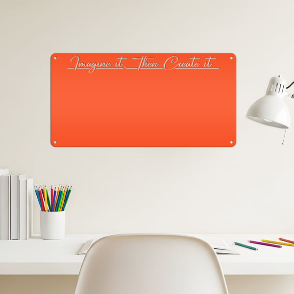 Magnet Board with Customized Saying - Home Organization - Art & Photo Display - Travel Souvenir Wall Hanging - Children's Artwork Exhibit