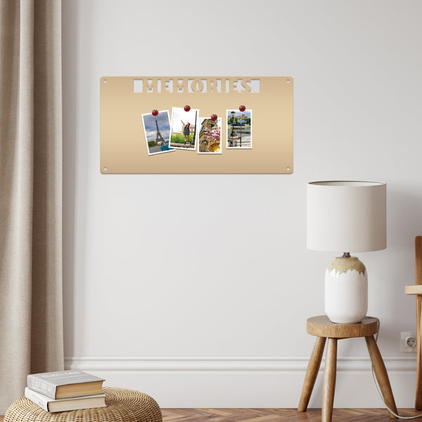 Custom Magnet Board - Personalized Magnetic Display for Organization - Unique Kids Artwork Exhibit - Metal Bulletin Board - Customized Gift