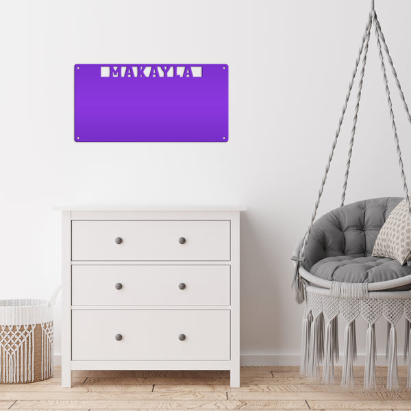 Custom Magnet Board - Personalized Magnetic Display for Organization - Unique Kids Artwork Exhibit - Metal Bulletin Board - Customized Gift