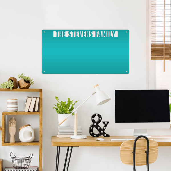 Custom Magnet Board - Personalized Magnetic Display for Organization - Unique Kids Artwork Exhibit - Metal Bulletin Board - Customized Gift