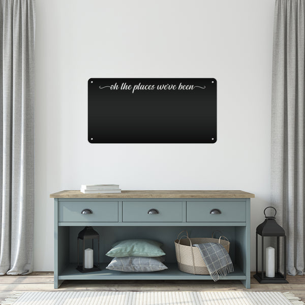 Custom Magnetic Board for Home & Office - Personalized Message Board - Souvenir Magnet Display - Children's Artwork Sign - Metal Home Decor