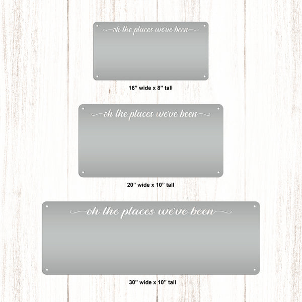 Custom Magnetic Board for Home & Office - Personalized Message Board - Souvenir Magnet Display - Children's Artwork Sign - Metal Home Decor