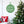 Merry & Bright Christmas Ornament Metal Sign