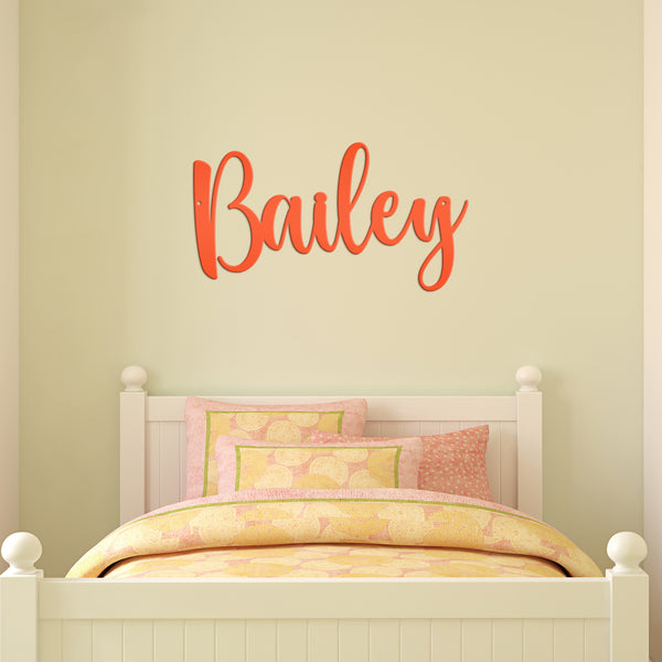 Personalized Name Wall Decor, Name Wall Art, Name Metal Sign,  Kids Bedroom Wall Decor, Name Wall Decor for Nursery, Custom Baby Name Wall Sign & Wall Decor for Nursery