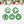 Assorted Christmas Nativity Metal Ornaments - Holiday Decorations