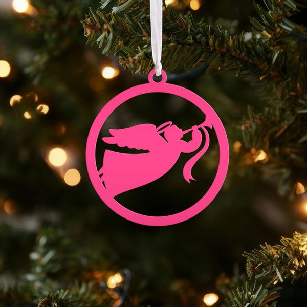 Holiday Angel Ornament - Faith Inspired Metal Christmas Decor - Elegant Christian Art - Unique Stocking Stuffer - Charming Tree Decorations