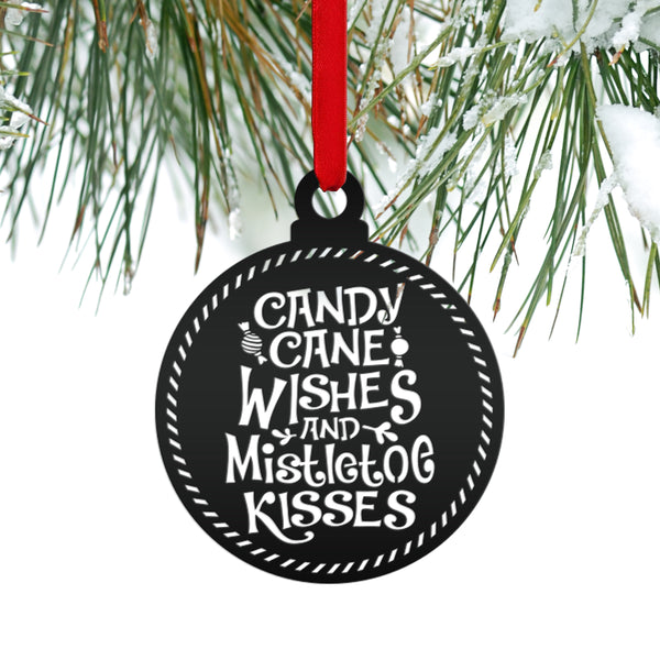 Assorted Candy Cane Themed Christmas/Holiday Metal Ornaments
