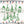 Set of 10 Assorted Christmas Gnome Metal Ornaments - Holiday Decor