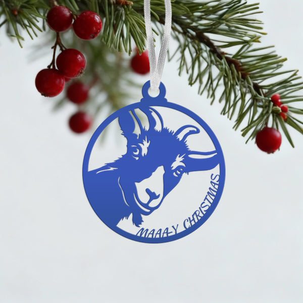 Charming Country Farm Metal Ornament - Perfect Farmhouse Decor - Cute Christmas Tree Decoration - Gift for Farmer - Unique Stocking Stuffers
