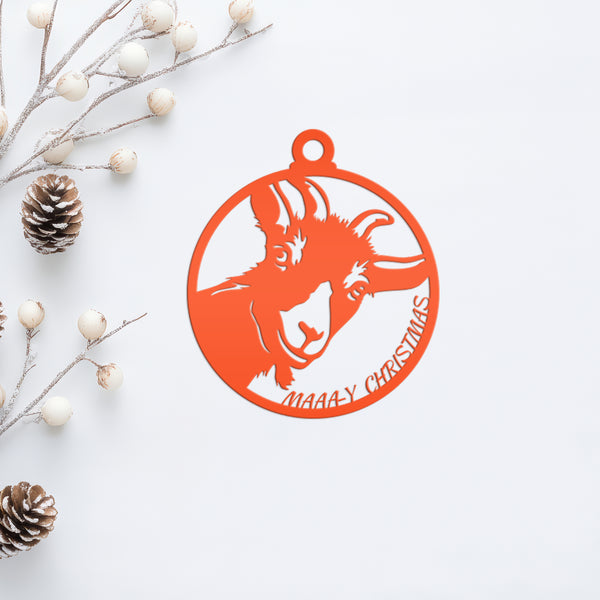 Charming Country Farm Metal Ornament - Perfect Farmhouse Decor - Cute Christmas Tree Decoration - Gift for Farmer - Unique Stocking Stuffers