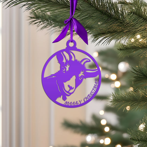 Charming Country Farm Metal Ornament - Perfect Farmhouse Decor - Cute Christmas Tree Decoration - Gift for Farmer - Unique Stocking Stuffers
