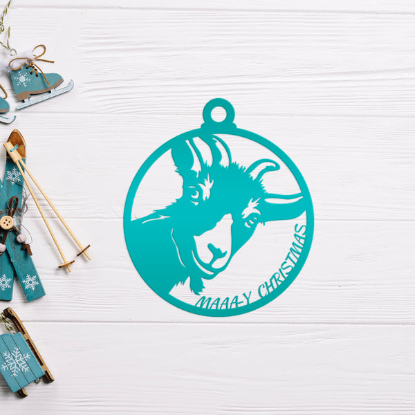 Charming Country Farm Metal Ornament - Perfect Farmhouse Decor - Cute Christmas Tree Decoration - Gift for Farmer - Unique Stocking Stuffers