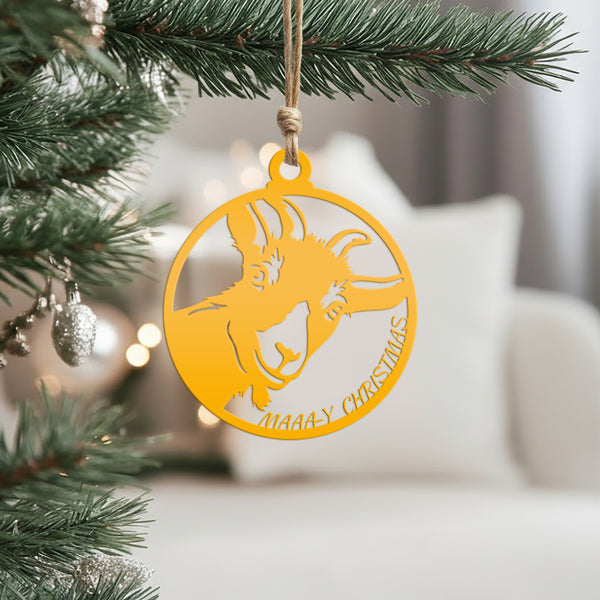 Charming Country Farm Metal Ornament - Perfect Farmhouse Decor - Cute Christmas Tree Decoration - Gift for Farmer - Unique Stocking Stuffers