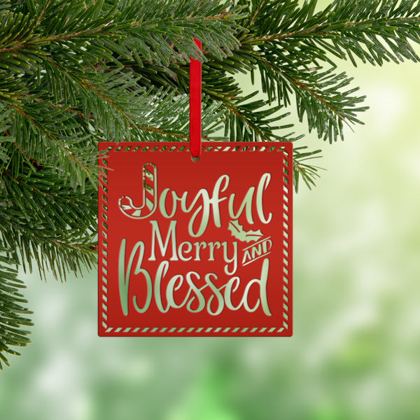 Assorted Candy Cane Themed Christmas/Holiday Metal Ornaments