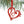 Musical Heart Ornament for Music Lovers - Metal Christmas Tree Decorations - Treble Clef Charm - Music Teacher's Gift - Stocking Stuffer