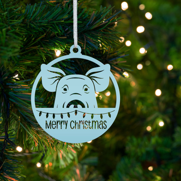 Pig Metal Ornament, Farm Ornament