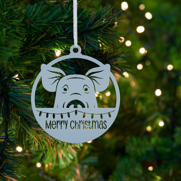 Pig Metal Ornament, Farm Ornament