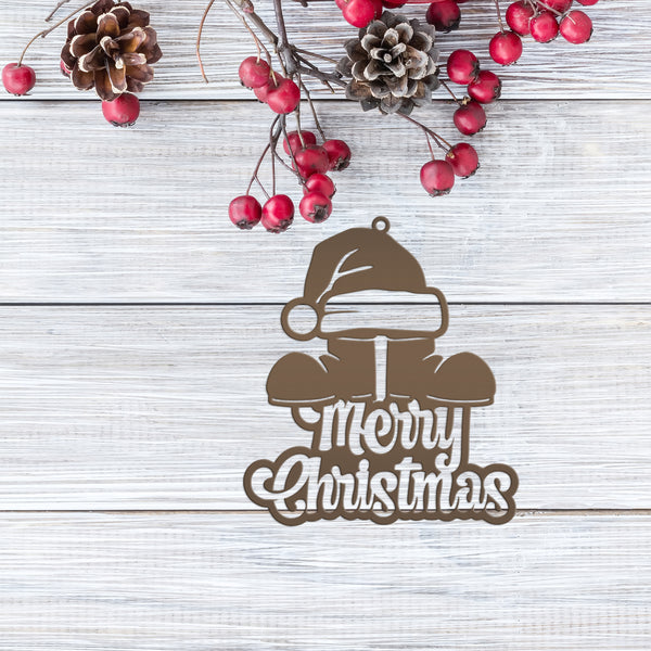 Santa Claus Metal Christmas/Holiday Ornament