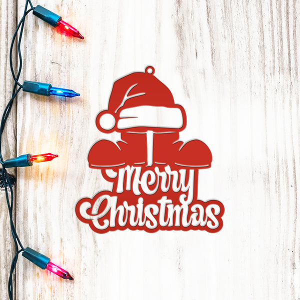 Santa Claus Metal Christmas/Holiday Ornament