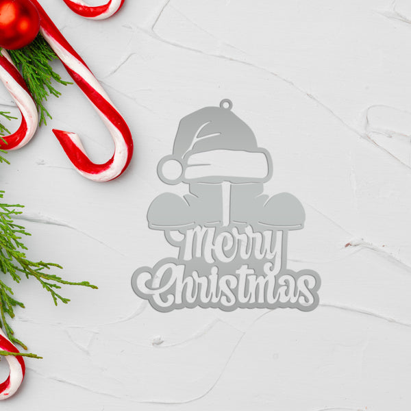 Santa Claus Metal Christmas/Holiday Ornament