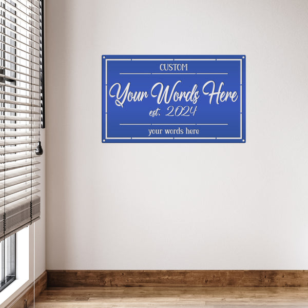 Patio Sign - Make it Your Own Wording - Business Sign - Wedding Gift - Anniversary Gift