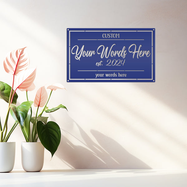 Patio Sign - Make it Your Own Wording - Business Sign - Wedding Gift - Anniversary Gift