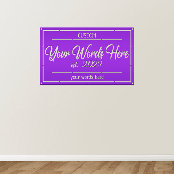 Patio Sign - Make it Your Own Wording - Business Sign - Wedding Gift - Anniversary Gift