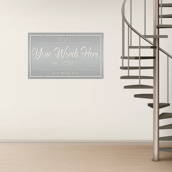Patio Sign - Make it Your Own Wording - Business Sign - Wedding Gift - Anniversary Gift