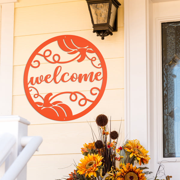 Pumpkin Welcome Sign, Pumpkin Wall Decor, Pumpkin Wall Art, Fall Pumpkin Welcome Sign, Pumpkin Welcome Home Decor, Pumpkin Door Wreath, Thanksgiving Wall Decor