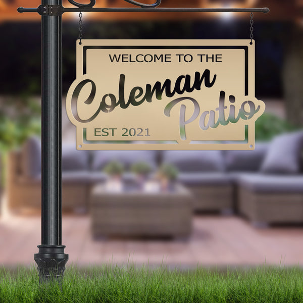 Custom Metal Patio, Pool, Lake House Sign , Patio Sign & Wall Decor, Patio Sign Ideas, Patio Season Inspo, Patio Decor for the Wall , Patio Bar Sign for the Wall