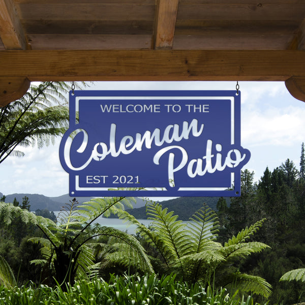 Custom Metal Patio, Pool, Lake House Sign , Patio Sign & Wall Decor, Patio Sign Ideas, Patio Season Inspo, Patio Decor for the Wall , Patio Bar Sign for the Wall