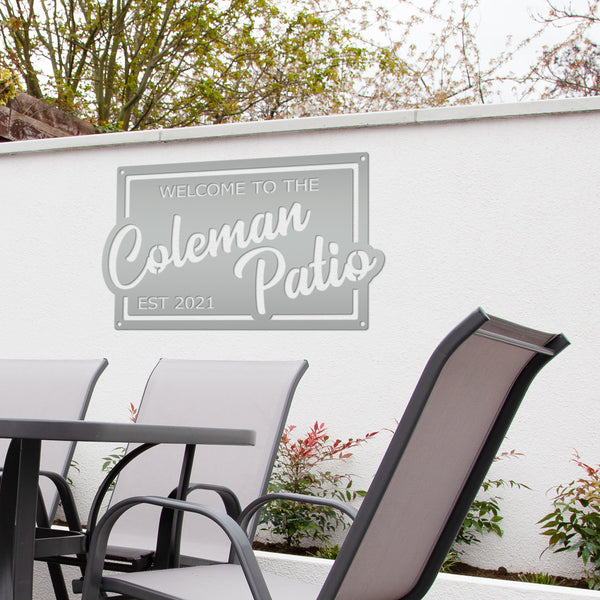 Custom Metal Patio, Pool, Lake House Sign , Patio Sign & Wall Decor, Patio Sign Ideas, Patio Season Inspo, Patio Decor for the Wall , Patio Bar Sign for the Wall