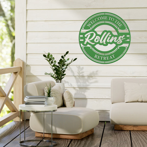 Patio Personalized Metal Sign Wall Decor for Patio, Pool Patio Sign, Pool House Wall Decor, Patio Wall Decor, Patio Deck Wall Art, Garage Metal Sign