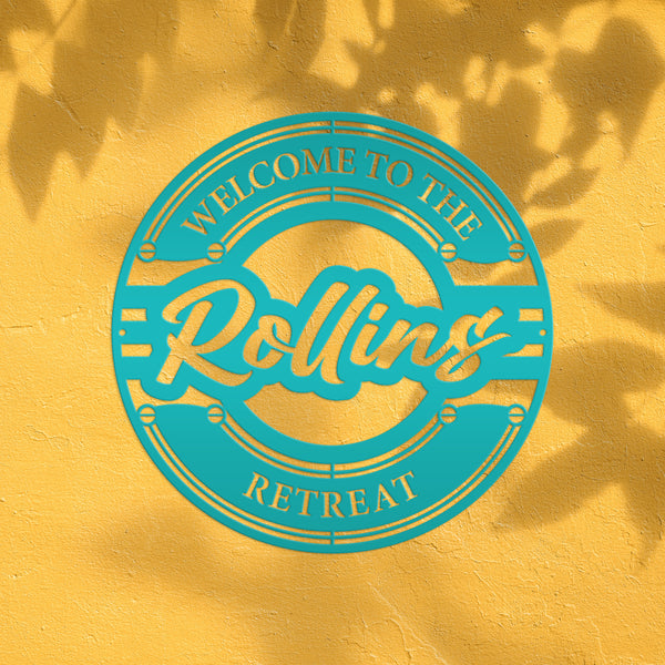 Patio Personalized Metal Sign Wall Decor for Patio, Pool Patio Sign, Pool House Wall Decor, Patio Wall Decor, Patio Deck Wall Art, Garage Metal Sign