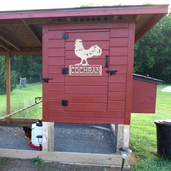 rustic rooster wall art